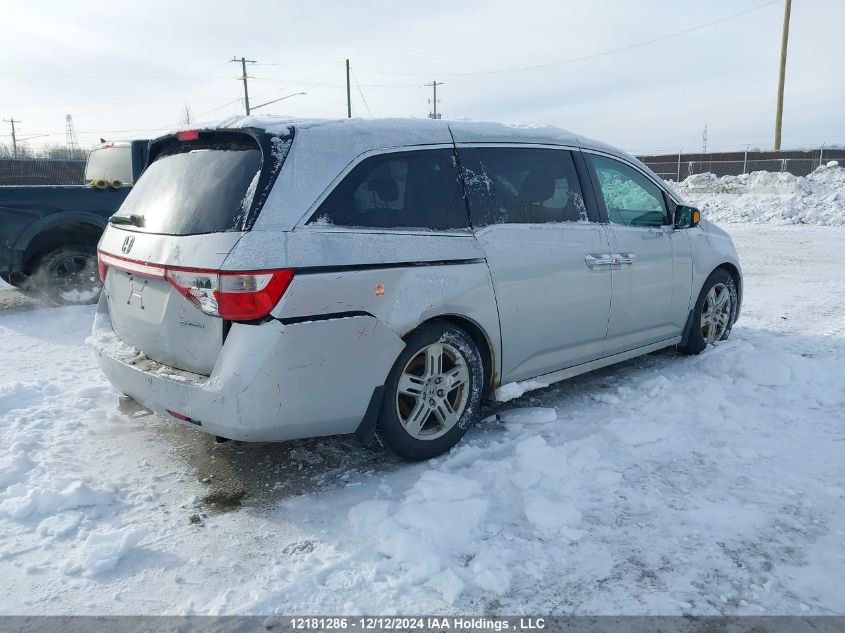 2011 Honda Odyssey Touring VIN: 5FNRL5H97BB507223 Lot: 12181286