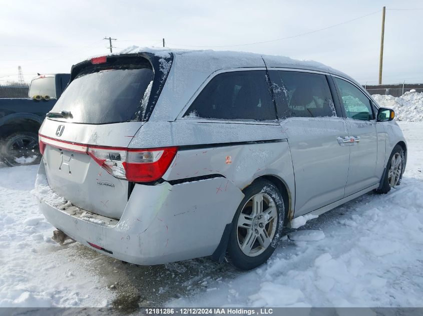 2011 Honda Odyssey Touring VIN: 5FNRL5H97BB507223 Lot: 12181286