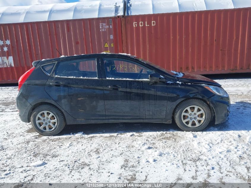 2012 Hyundai Accent Gls/Gs VIN: KMHCT5AEXCU047217 Lot: 12182580