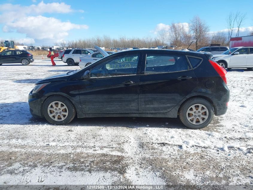 2012 Hyundai Accent Gls/Gs VIN: KMHCT5AEXCU047217 Lot: 12182580