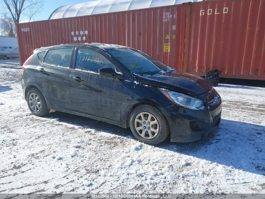 2012 Hyundai Accent Gls/Gs VIN: KMHCT5AEXCU047217 Lot: 12182580