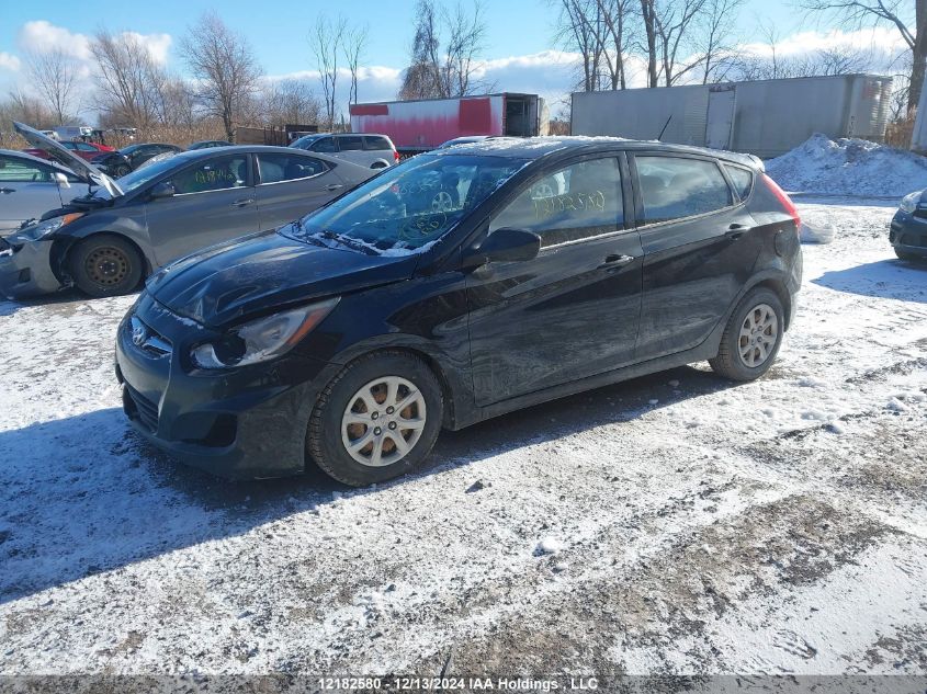 2012 Hyundai Accent Gls/Gs VIN: KMHCT5AEXCU047217 Lot: 12182580