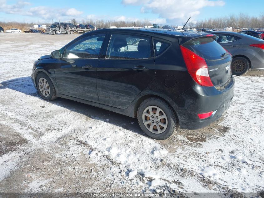 2012 Hyundai Accent Gls/Gs VIN: KMHCT5AEXCU047217 Lot: 12182580