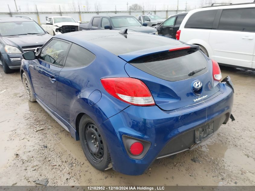 2016 Hyundai Veloster VIN: KMHTC6AE6GU268616 Lot: 12182952