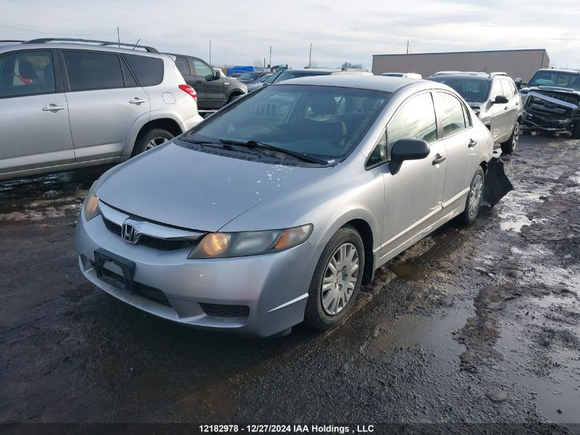 2009 Honda Civic Sdn VIN: 2HGFA16289H017760 Lot: 12182978