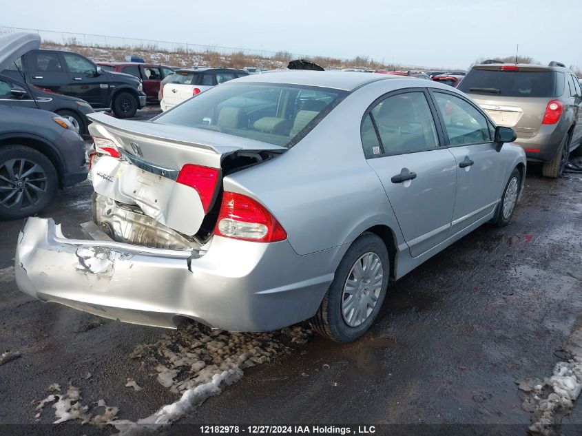 2009 Honda Civic Sdn VIN: 2HGFA16289H017760 Lot: 12182978