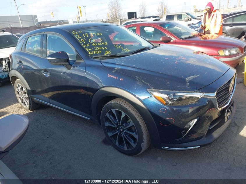 2019 Mazda Cx-3 VIN: JM1DKFD70K1438648 Lot: 12183900