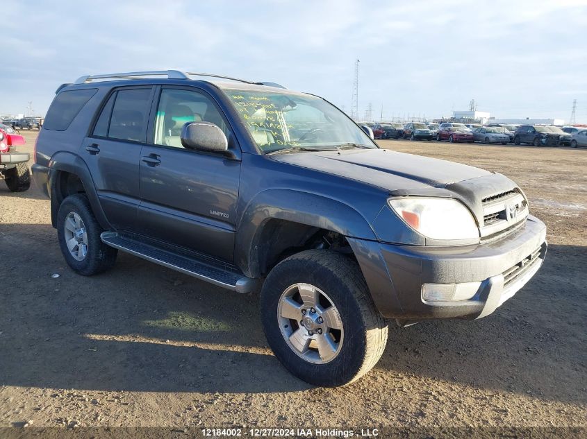 2003 Toyota 4Runner Limited VIN: JTEBT17R338003860 Lot: 12184002