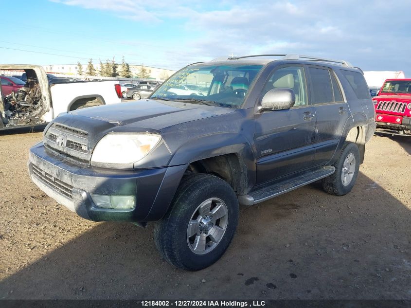 2003 Toyota 4Runner Limited VIN: JTEBT17R338003860 Lot: 12184002