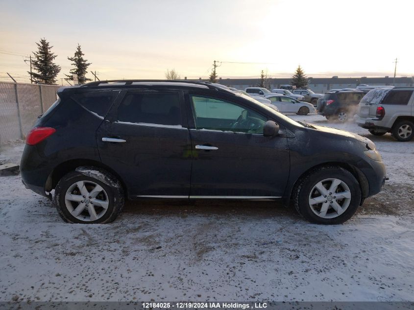 2009 Nissan Murano S/Sl/Le VIN: JN8AZ18W99W161132 Lot: 12184025