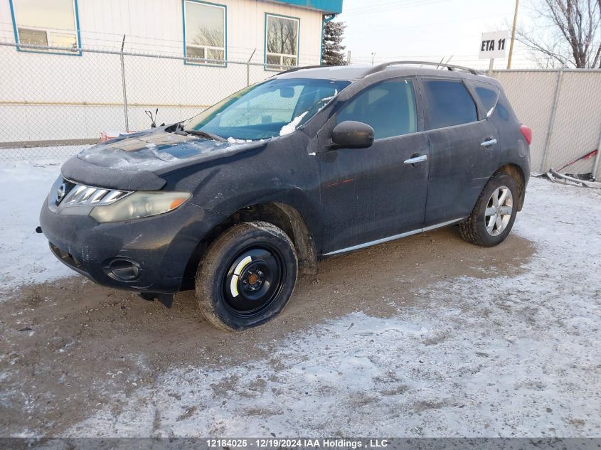 2009 Nissan Murano S/Sl/Le VIN: JN8AZ18W99W161132 Lot: 12184025