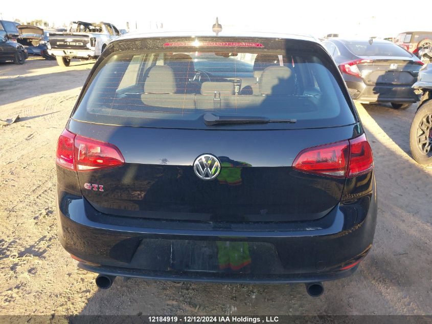 2015 Volkswagen Golf Gti VIN: 3VW447AU6FM097983 Lot: 12184919