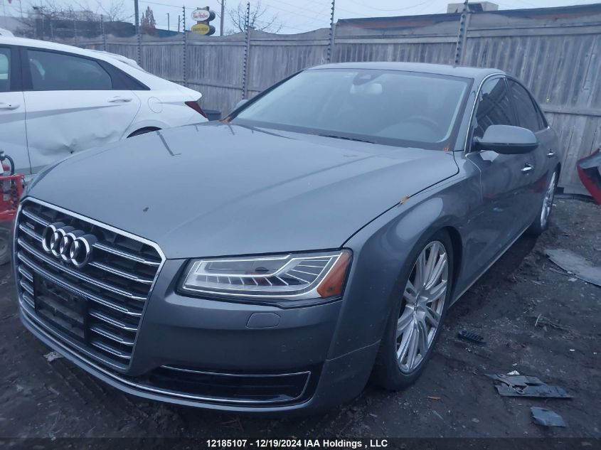 2015 Audi A8 VIN: WAUJMAFD6FN027818 Lot: 12185107