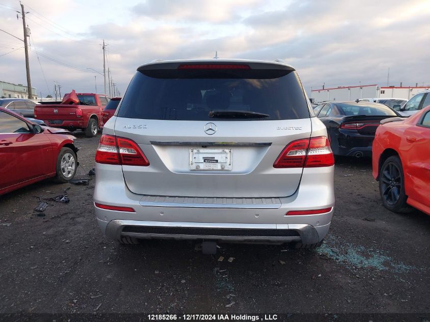 2012 Mercedes-Benz Ml-Class VIN: 4JGDA2EB6CA043188 Lot: 12185266