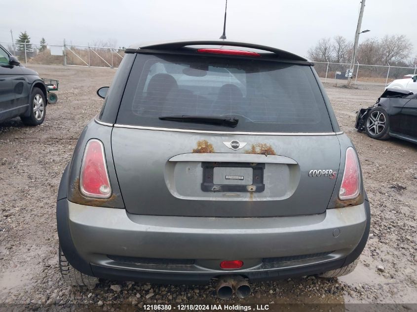 2006 Mini Cooper Hardtop VIN: WMWRE33536TL16563 Lot: 12186380