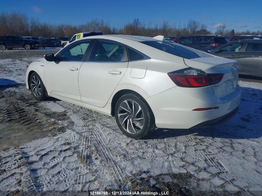 2019 Honda Insight VIN: 19XZE4F59KE400457 Lot: 12186769