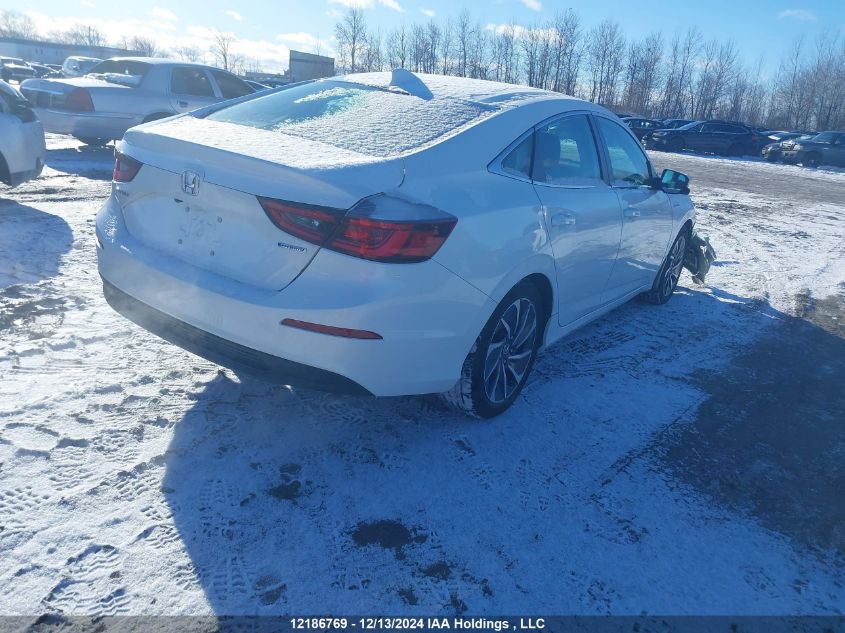 2019 Honda Insight VIN: 19XZE4F59KE400457 Lot: 12186769