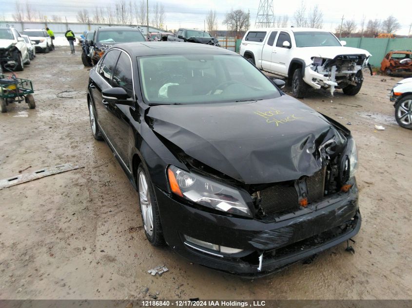 2014 Volkswagen Passat VIN: 1VWCN7A36EC093819 Lot: 12186840