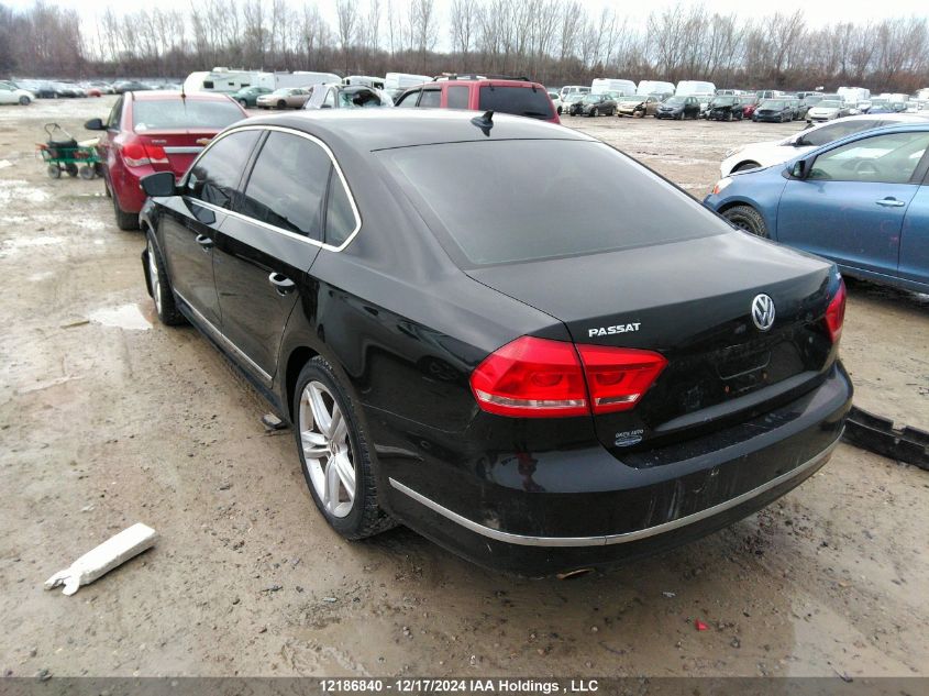 2014 Volkswagen Passat VIN: 1VWCN7A36EC093819 Lot: 12186840