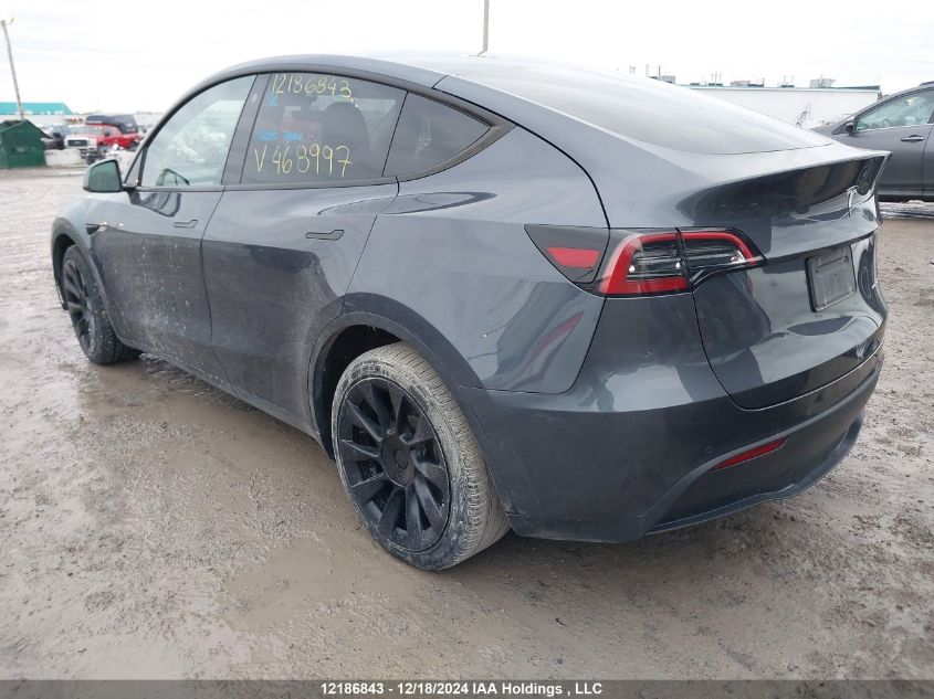 2022 Tesla Model Y VIN: 7SAYGDEE6NF468997 Lot: 12186843