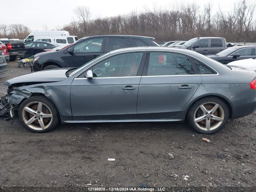 2012 Audi S4 VIN: WAUFGCFL4CA080861 Lot: 12186970