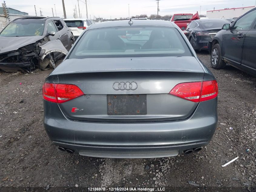 2012 Audi S4 VIN: WAUFGCFL4CA080861 Lot: 12186970