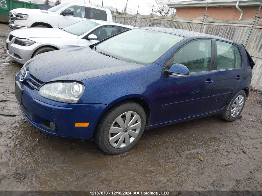 2009 Volkswagen Rabbit VIN: WVWDA71K39W103575 Lot: 12187070