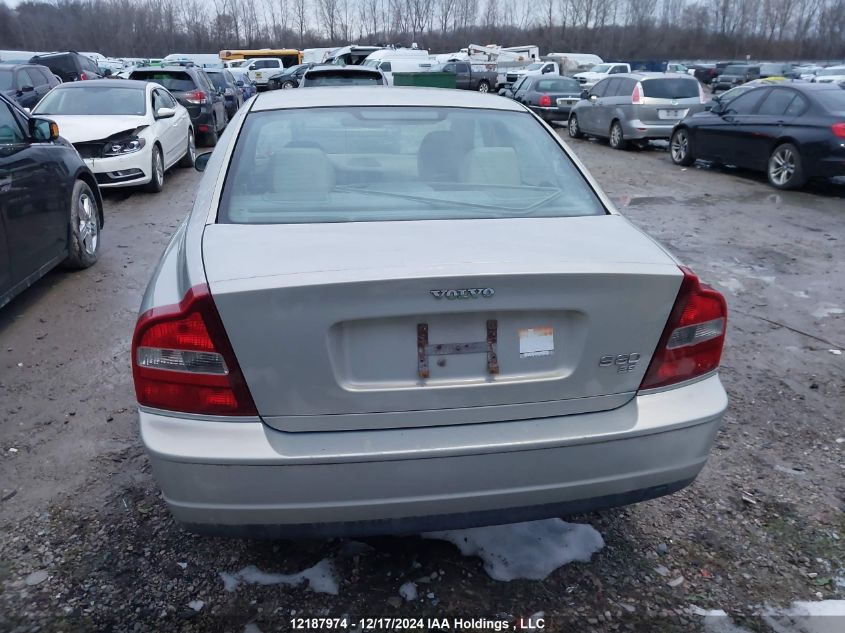 2003 Volvo S80 VIN: YV1TS92D231311966 Lot: 12187974