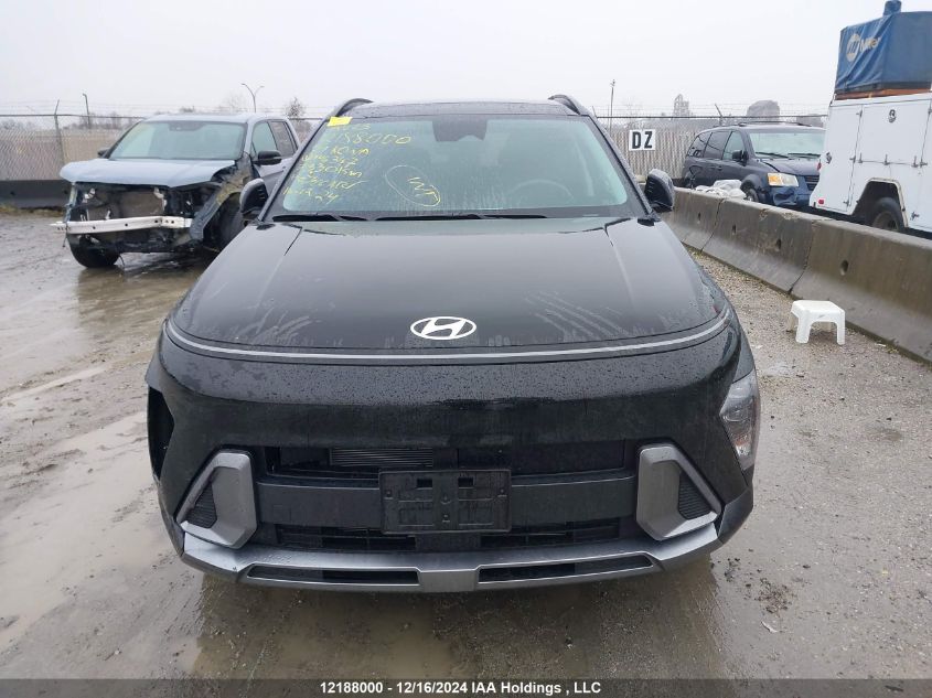 2024 Hyundai Kona Sel VIN: KM8HCCAB2RU146347 Lot: 12188000