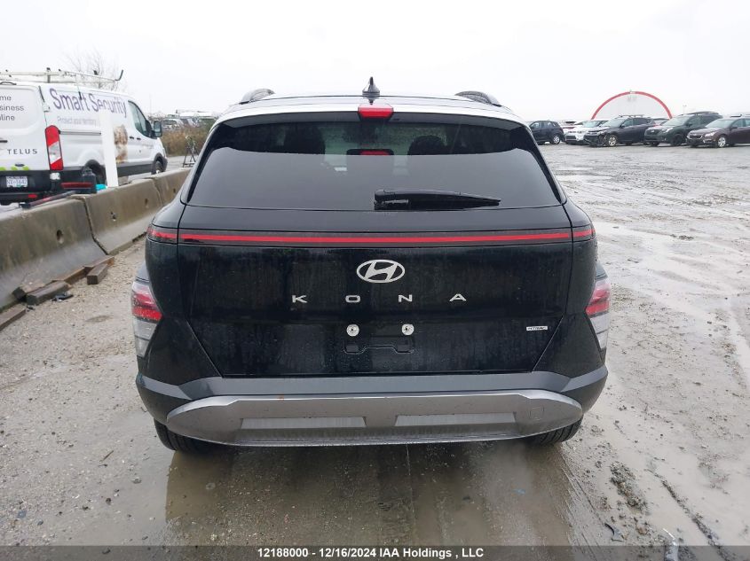 2024 Hyundai Kona Sel VIN: KM8HCCAB2RU146347 Lot: 12188000