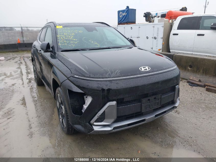 2024 Hyundai Kona Sel VIN: KM8HCCAB2RU146347 Lot: 12188000