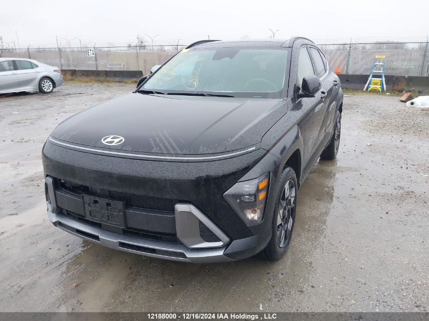 2024 Hyundai Kona Sel VIN: KM8HCCAB2RU146347 Lot: 12188000