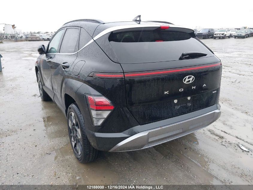 2024 Hyundai Kona Sel VIN: KM8HCCAB2RU146347 Lot: 12188000