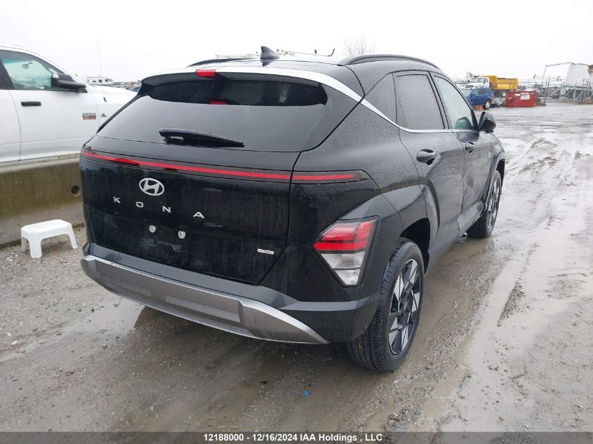 2024 Hyundai Kona Sel VIN: KM8HCCAB2RU146347 Lot: 12188000