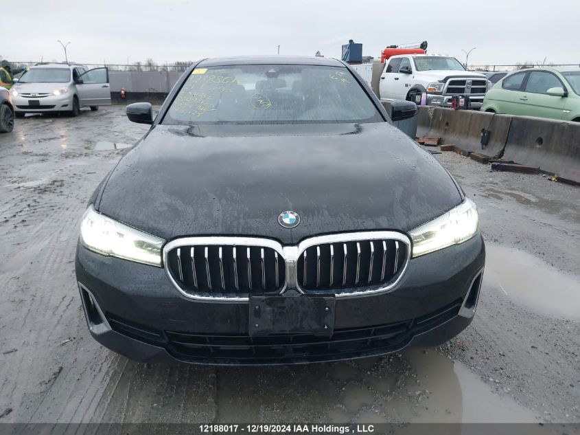 2021 BMW 5 Series VIN: WBA13BJ05MWX31786 Lot: 12188017