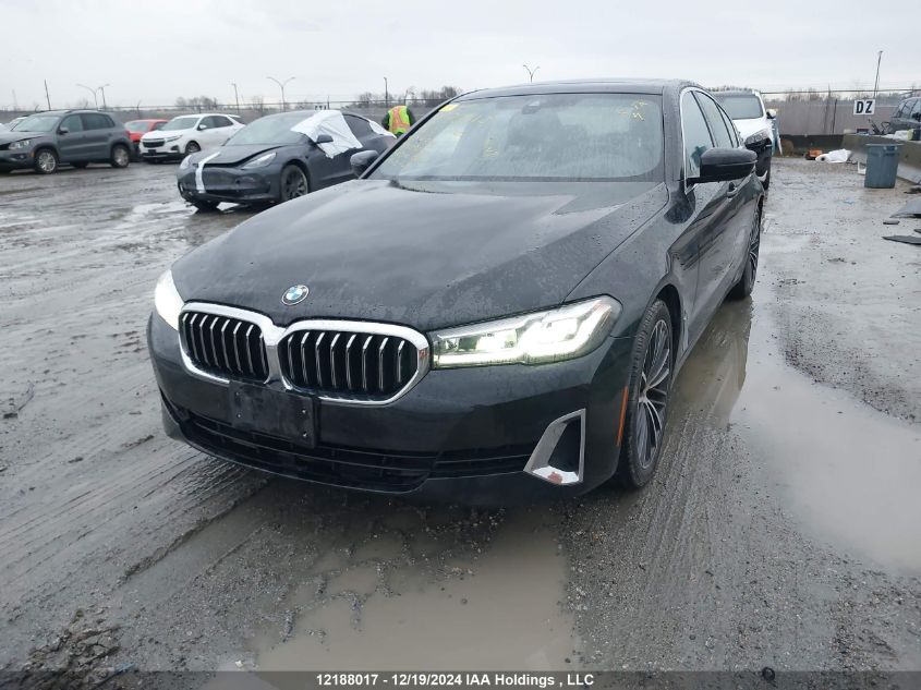 2021 BMW 5 Series VIN: WBA13BJ05MWX31786 Lot: 12188017