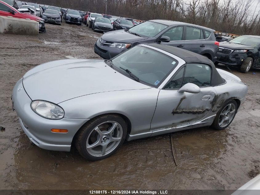 1999 Mazda Mx5 Miata VIN: JM1NB3537X0121588 Lot: 12188175