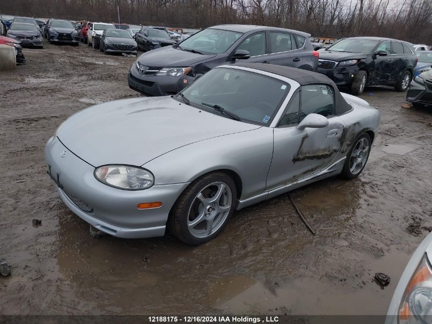 1999 Mazda Mx5 Miata VIN: JM1NB3537X0121588 Lot: 12188175