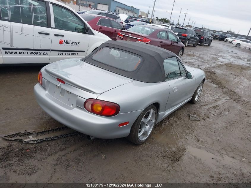 1999 Mazda Mx5 Miata VIN: JM1NB3537X0121588 Lot: 12188175