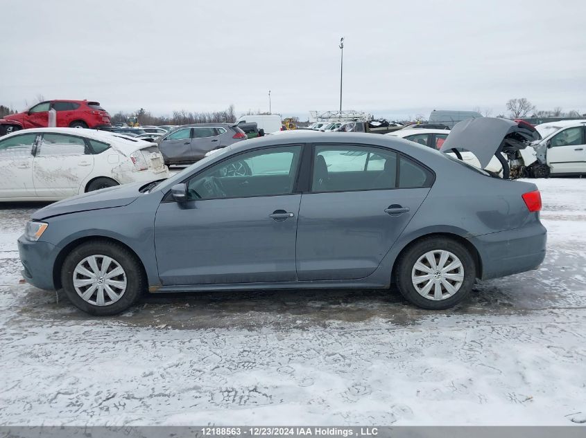 2014 Volkswagen Jetta Sedan VIN: 3VW2K7AJ8EM403714 Lot: 12188563