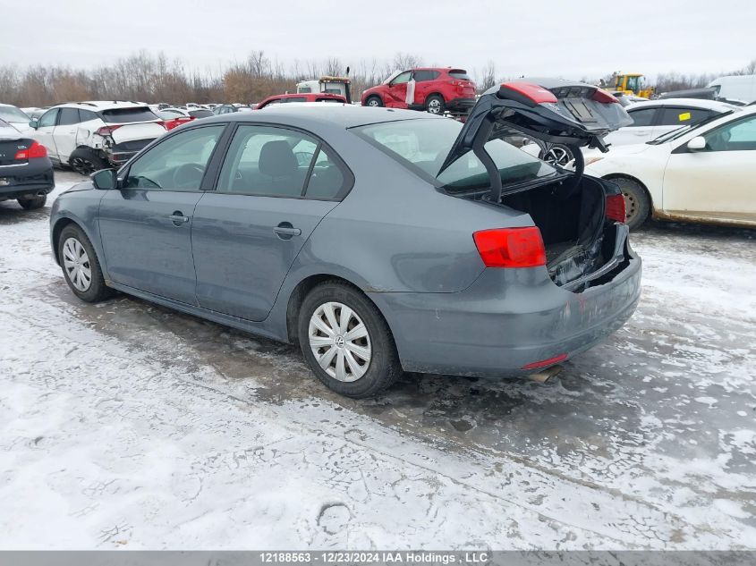 2014 Volkswagen Jetta Sedan VIN: 3VW2K7AJ8EM403714 Lot: 12188563