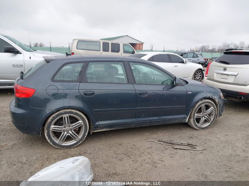 2009 Audi A3 VIN: WAUKF68P39A081060 Lot: 12189589