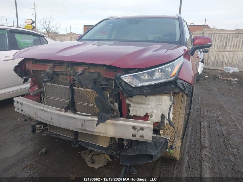 2021 Toyota Highlander Hybrid Xle VIN: 5TDGBRCHXMS534415 Lot: 12190662