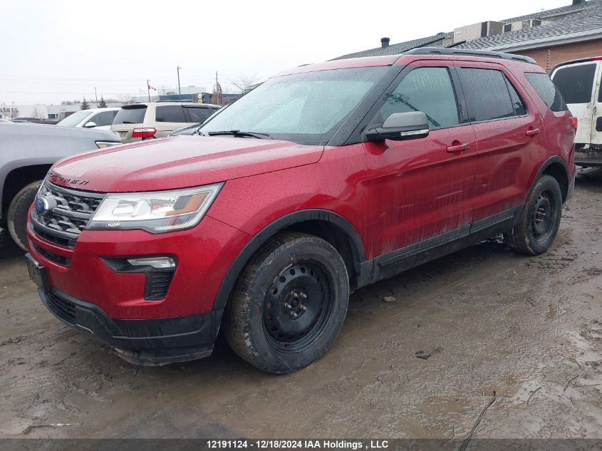 2018 Ford Explorer VIN: 1FM5K8D81JGA29042 Lot: 12191124