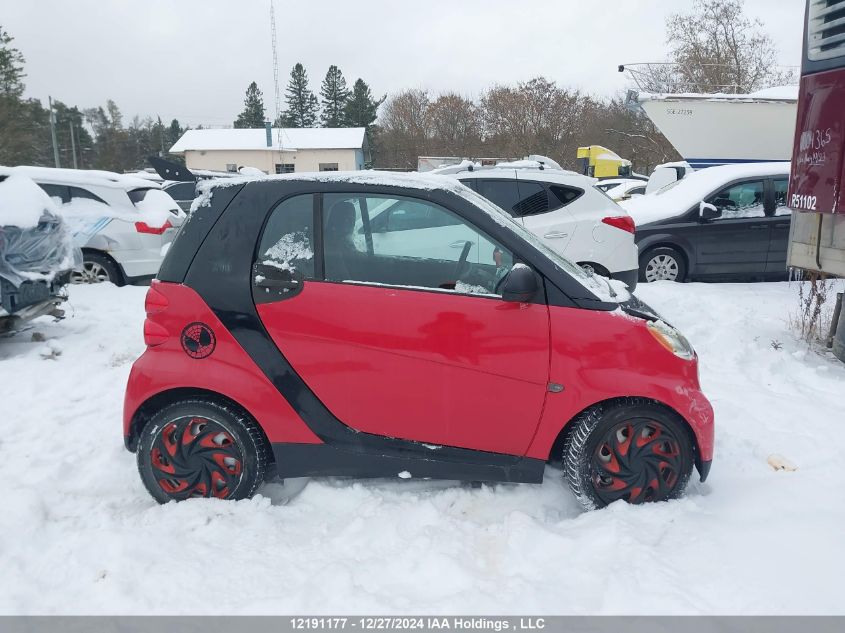 2010 Smart Fortwo VIN: WMEEJ3BA7AK402888 Lot: 12191177