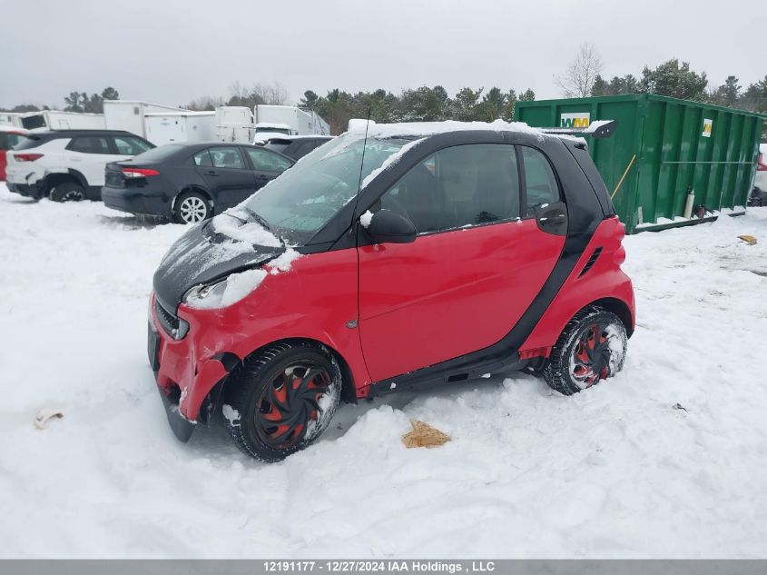 2010 Smart Fortwo VIN: WMEEJ3BA7AK402888 Lot: 12191177