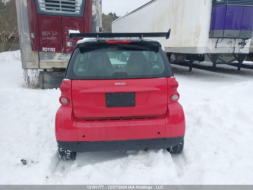 2010 Smart Fortwo VIN: WMEEJ3BA7AK402888 Lot: 12191177