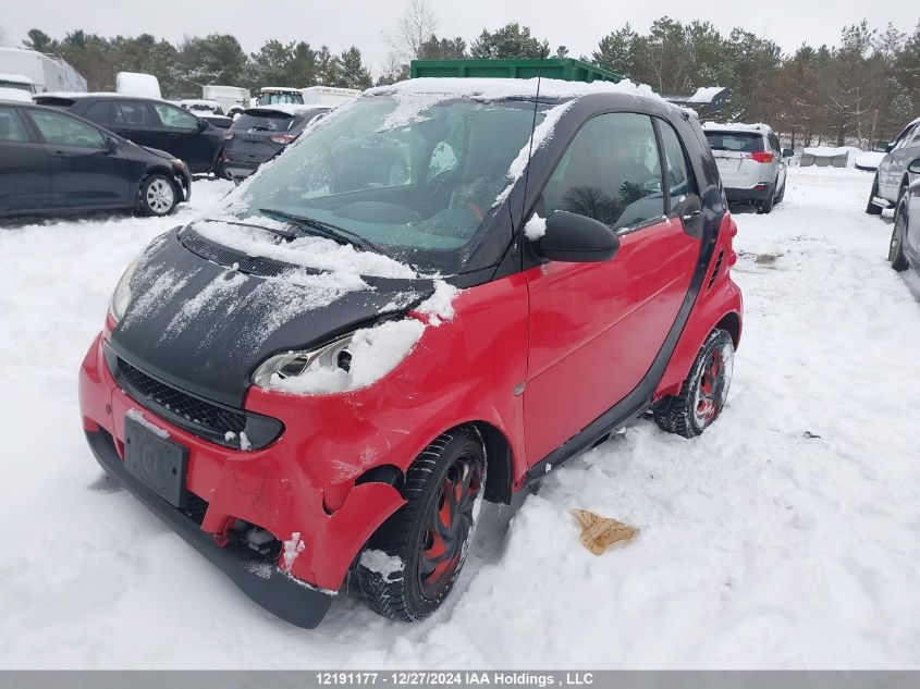 2010 Smart Fortwo VIN: WMEEJ3BA7AK402888 Lot: 12191177