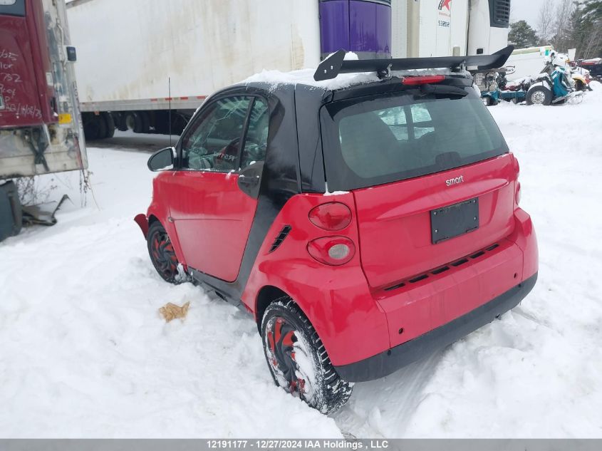 2010 Smart Fortwo VIN: WMEEJ3BA7AK402888 Lot: 12191177