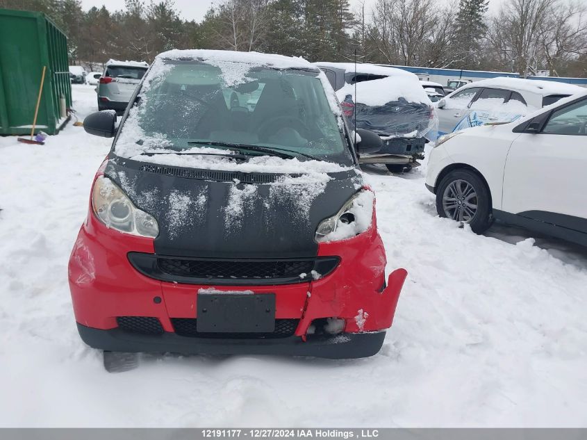 2010 Smart Fortwo VIN: WMEEJ3BA7AK402888 Lot: 12191177